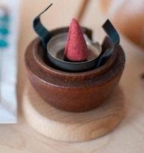 Load image into Gallery viewer, Rudolphs Schatzkiste Forest gnome owl incense man Christmas figurine Seiffen 10cm Ore Mountains NEW