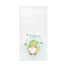 Load image into Gallery viewer, Hand Towels For Bathroom Garden Gnome Bee Happy Wash Cloths Lightweight Washcloths Soft Bathroom Towels For Spa Home Hair 40X70Cm