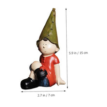 Load image into Gallery viewer, ABOOFAN Funny Garden Gnome Unusual Garden Ornament Resin Tabletop Toy Indoor Scene Accessory Photo Prop
