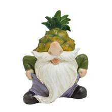 Load image into Gallery viewer, SUPVOX Resin Garden Gnome Figurine Durable Fading Lawn Ornament Cute Cartoon Gnome Statue for Outdoor Patio Garden Pathway Decoration