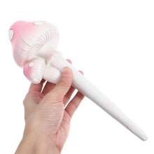 Load image into Gallery viewer, Happyyami Garden Glowing Resin Mushroom Stake Outdoor Decor for Lawns Flower Pots Miniature Landscapes Lifelike Garden Mushroom Ornament for Patios Front Porches