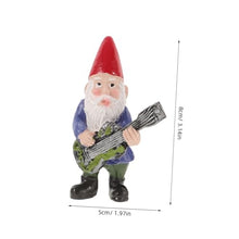 Load image into Gallery viewer, ULTECHNOVO 4pcs Mini Music Band Gnome Statues Wear Resistant Gnome Dolls for Garden Patio Home Decor Delicate Decorative for Christmas Special Occasions