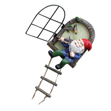 Load image into Gallery viewer, Happyyami Resin Garden Gnome Figurine Cute Gnome Decoration for Garden Lawn and Home Decor for Outdoor and Indoor Use