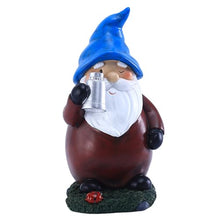 Load image into Gallery viewer, Solar Gnome Lights For Outdoor Garden - Garden Gnome Statues For Outdoor, Funny Waterproof Statues with Lighting and Decorative Figures for Porch, Halloween, Autumn, Prin