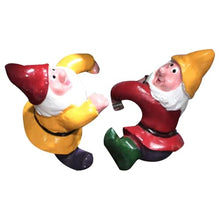 Load image into Gallery viewer, Min GNOME Pot Decorations - 2X Resin Climbing Figurines, Cute Garden GNOME Statues | Fairy Garden Accessories Pots, , Indoor Outdoor Decoration, Small