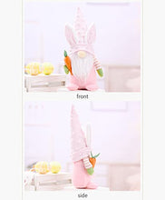 Load image into Gallery viewer, Sly Sippy Easter Gonk Gnomes Ornaments | 2 Pack Easter Rabbit Bunny Plush Doll Toys | Handmade Spring Gonks Gnomes Easter Egg Home Easter Decorations Gifts | Easter Bunny Decorations -Green and Pink