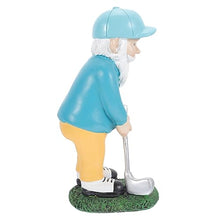 Load image into Gallery viewer, TINEASUR Resin Golfing Dwarf Garden Gnome Statue for Outdoor Decor Landscape Ornament for Home and Garden Unique Idea for Holidays