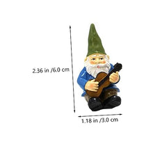 Load image into Gallery viewer, Toyvian 6Pcs Garden Gnome Statue Ornament Creative Resin Dwarf Figurines for Decoration Durable Outdoor Adornment Weather Resistant Courtyard Decor