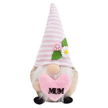 Load image into Gallery viewer, Kelisdi Mother's Day Gnomes Decorations Gifts Handmade Mum Gonks Plush Faceless Doll Decorations Mothers Day Present Spring Ornaments For The Home