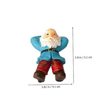 Load image into Gallery viewer, POPETPOP 3 Sets Quirky Garden Gnomes Resin Miniature Yard Decorations Unique Gnome Crafts for Outdoor Christmas Decor