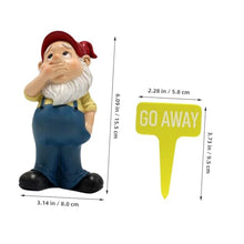 Load image into Gallery viewer, MERRYHAPY 1set Garden Gnome Statues Funny Resin Garden Decor for Outdoor Spaces for Festival and Daily Use Compact and Cheerful Gnome Figurine for Patio Decoration