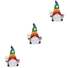 Load image into Gallery viewer, SUPVOX 3pcs Adorable Resin Garden Gnome Doll Figurine for Home for Parties Garden Decoration Collecting Brings Joy and