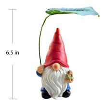 Load image into Gallery viewer, Yard Gnomes | Gnome Garden Decor for Outside - 6.5inch Resin Figurines Ornaments for Landscaping Pond Front Patio Beach Indoor Outside Porch Christmas Pool Flowerbed