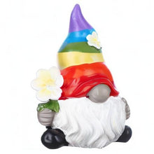Load image into Gallery viewer, Garden Rainbow Gnome Resin Statue, Faceless Doll Figures Miniature Home Decoration for Lawn Ornaments Indoor or Outdoor Patio Deck Yard Garden Lawn Porch-4 x 4 x 10 cm/ 1.57 x 1.57 x 3.94 Inches