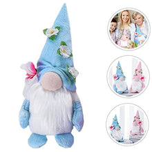 Load image into Gallery viewer, OUNONA 3pcs Gnome Ornaments Mother's Day Gnome Doll Plush Spring Decorative Garden Doll Festival Adornment