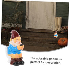 Load image into Gallery viewer, ULTECHNOVO 1Pc Christmas Gnome Doll Decor Adorable Elf Ornament for Indoor Outdoor Micro Landscape Festival Gnome Figurine for Home Garden Decoration