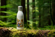 Load image into Gallery viewer, MAXIKIWI - Single Wall Water Drinking Bottle with Screw Cap, Non Insulated Lightweight Aluminium, BPA Free, Leak-Proof - Spring Garden Gnomes Theme 3-500ml