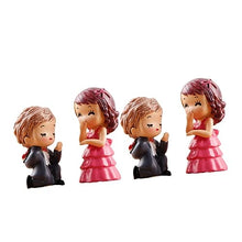 Load image into Gallery viewer, Toddmomy 1set Resin Couples Adornment for Mini Garden Decor Creative Micro Landscape Ornaments for Succulent and Moss Arrangements Durable Plastic and Resin Craft 2pairs