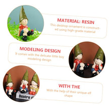 Load image into Gallery viewer, ABOOFAN Funny Garden Gnome Unusual Garden Ornament Resin Tabletop Toy Indoor Scene Accessory Photo Prop