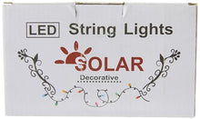 Load image into Gallery viewer, Solar Garden Lights, Honey Bee Fairy String Lights, 7M/24Ft 8 Mode Waterproof Outdoor/Indoor Garden Lighting for Flower Fence, Lawn, Patio, Festoon, Summer Party, Christmas, Holiday(Warm White)