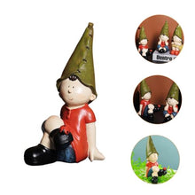 Load image into Gallery viewer, ABOOFAN Funny Garden Gnome Unusual Garden Ornament Resin Tabletop Toy Indoor Scene Accessory Photo Prop