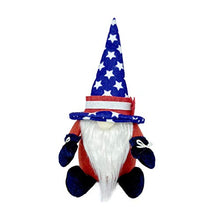Load image into Gallery viewer, YENVWG Patriotic Veterans Day Uncle Tomte 4th Of July Nisse Decor
