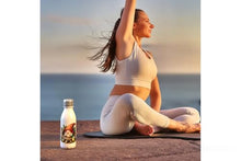 Load image into Gallery viewer, MAXIKIWI - Single Wall Water Drinking Bottle with Screw Cap, Non Insulated Lightweight Aluminium, BPA Free, Leak-Proof - Spring Garden Gnomes Theme 2-500ml