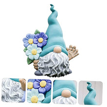 Load image into Gallery viewer, Happyyami Garden Gnome Figurine Decorative Ornament for Home and Garden Doll Flowers for Lawn Desk Tiered Tray Decoration