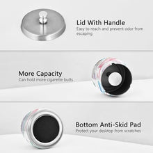 Load image into Gallery viewer, Cute Easter Gnomes Colorful Eggs Ash Tray Women, Stainless Steel Ashtray Outdoor, Smoking Ashtray Outdoor