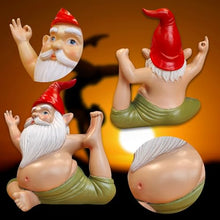 Load image into Gallery viewer, synxzen Funny Yoga Garden Gnome - 17 cm Garden Gnome Decoration, Meditation Gnome Figure for Indoor and Outdoor Use, Unique Gift for Women, Men, Garden Lovers & Yoga Enthusiasts