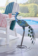 Load image into Gallery viewer, Luxform Solar Powered Peacock Garden Ornament Lighting