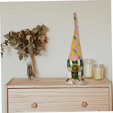 Load image into Gallery viewer, VALICLUD Lemon Gnome Doll Ornament Swedish Gnome Decoration for Home Garden Holiday Decor for Living Room Bedroom Office Adds Touch of Whimsy and Luck
