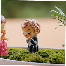 Load image into Gallery viewer, VANZACK 1set Miniature Couples Adornment Resin Crafts for Micro Landscape Desktop Decoration Creative Cartoon Design for Mini Gardens Succulent Displays and Home Decor 2pairs