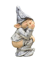 Load image into Gallery viewer, Funny Resin Figurines Naughty Garden Gnome Garden Decoration Statue Gnome Decoration Villa Home Figurines Decoartion,Blue,As shown