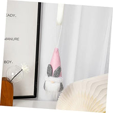 Load image into Gallery viewer, Ciieeo 1set Plush Rabbit Charm Fairy Garden Accessories Party Gnome Decor Funny Gnome Hanging Bunny Gnome Gnomes Gnome Planters Fairy Garden Kit Gnome Ornaments Gnome Doll Flannel 4pcs