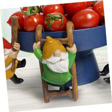 Load image into Gallery viewer, Toyvian 2sets 3pcs Dwarf Statues for Garden Decor Unique Gnome Hanging Ornaments Intricate Tree Pendants for Outdoor Spaces Lively Courtyard Decoration 3pcs*2