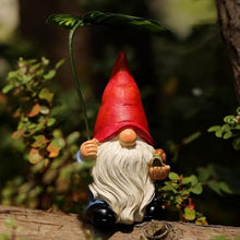 Load image into Gallery viewer, Gnome Garden Decor - Gnome Garden Decor for Outside - 6.5inch Resin Figurines Naughty Halloween Christmas Landscaping Indoor Pond Pool Patio Porch Flowerbed Beach