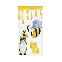Load image into Gallery viewer, Gym Towel Spring Bee Gnome Summer Garden Facecloths Washable Wash Cloths Lightweight Towel For Home Bathroom Hair 40X70Cm