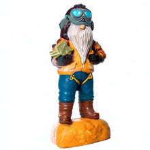 Load image into Gallery viewer, Redwix Pilot Garden Gnome 11.1" x 4.7", Funny Gnome Airplane Yard Decorations Outdoor, Pilot Gifts, Aviation Decor