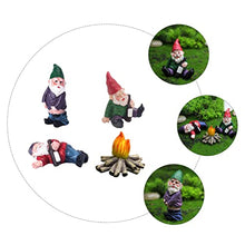 Load image into Gallery viewer, CIYODO Resin Dwarf Doll Garden Gnome Small Garden Ornaments Outdoor Decorations