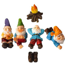 Load image into Gallery viewer, Mipcase 3 Sets Resin Miniature Gnomes Gnome Yard Decorations Outdoor Quirky Garden Ornaments