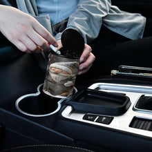 Load image into Gallery viewer, Winter Cute Gnome Snowman Car Smoking Accessory Portable Ashtray Smokeless Travel Ashtray with Lid, Ashtrays for Cigarettes Outdoor