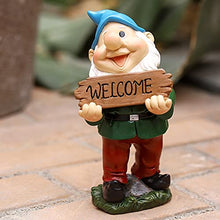 Load image into Gallery viewer, Funny Garden Gnome Statue, Garden Gnome Ornaments Outdoor, Resin Crafts Cartoon Dwarf Statue for Yard Lawn Decoration Gift