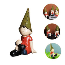 Load image into Gallery viewer, Ciieeo Garden Gnome Ornament Resin Home Craft Unique Desktop Decoration Fun Garden Gnome Bedroom Resin Craft