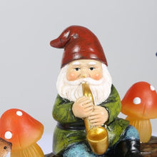 Load image into Gallery viewer, Solar Gnomes Decor for Outside - Solar Light-Up Garden Sculptures,Resin Squirrel Gnomes Figurine, Decorations with Solar Outdoor Lights for Holiday Housewarming