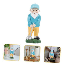 Load image into Gallery viewer, Mipcase Decorative Golfing Dwarf Ornament Resin Craft Miniature Gnome for Christmas Decor