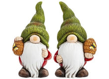Load image into Gallery viewer, PMS Set of 2 28.5cm Gonk Gnome with Beehive Ceramic Garden Ornament Decoration