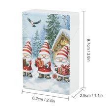 Load image into Gallery viewer, Christmas Gnomes Plastic Cigarette Cases Portable Smoking Storage Box Lightweight Cigarettes Holder for Men Women