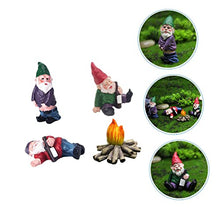 Load image into Gallery viewer, CIYODO Resin Dwarf Doll Garden Gnome Small Garden Ornaments Outdoor Decorations