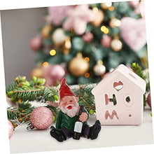 Load image into Gallery viewer, SUPVOX Lovely Dwarf Gnome Statue Resin Craft Miniature Cartoon Garden Ornament for Lawn Moss Succulent Decoration Cute Funny Sitting Drunken Figure for Outdoor and Home Display